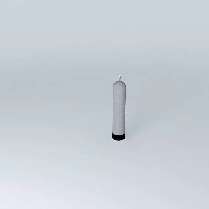 Gas Bottle Free 3D model_0