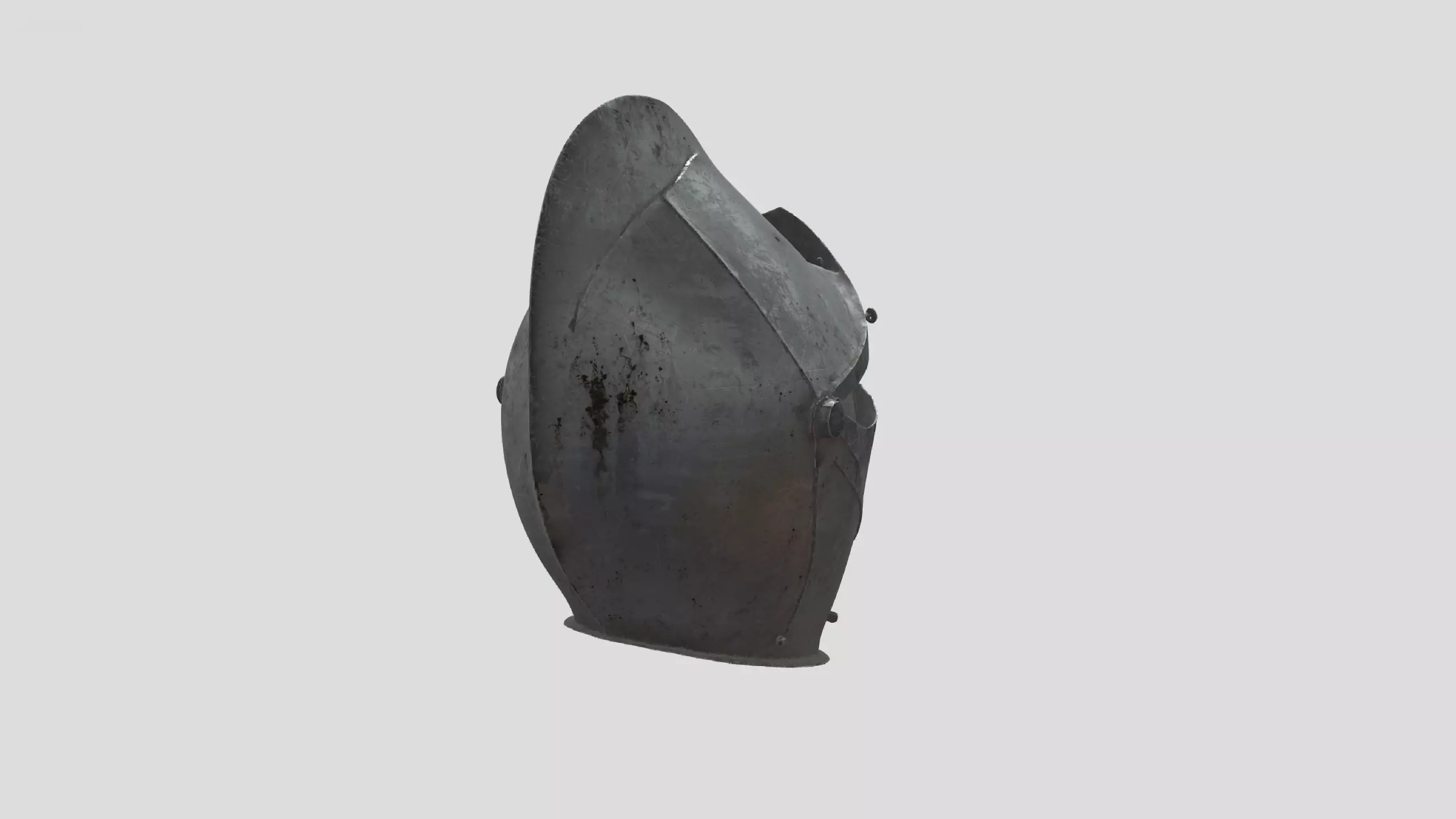 Steel Shoulder Armor Low-poly 3D model
