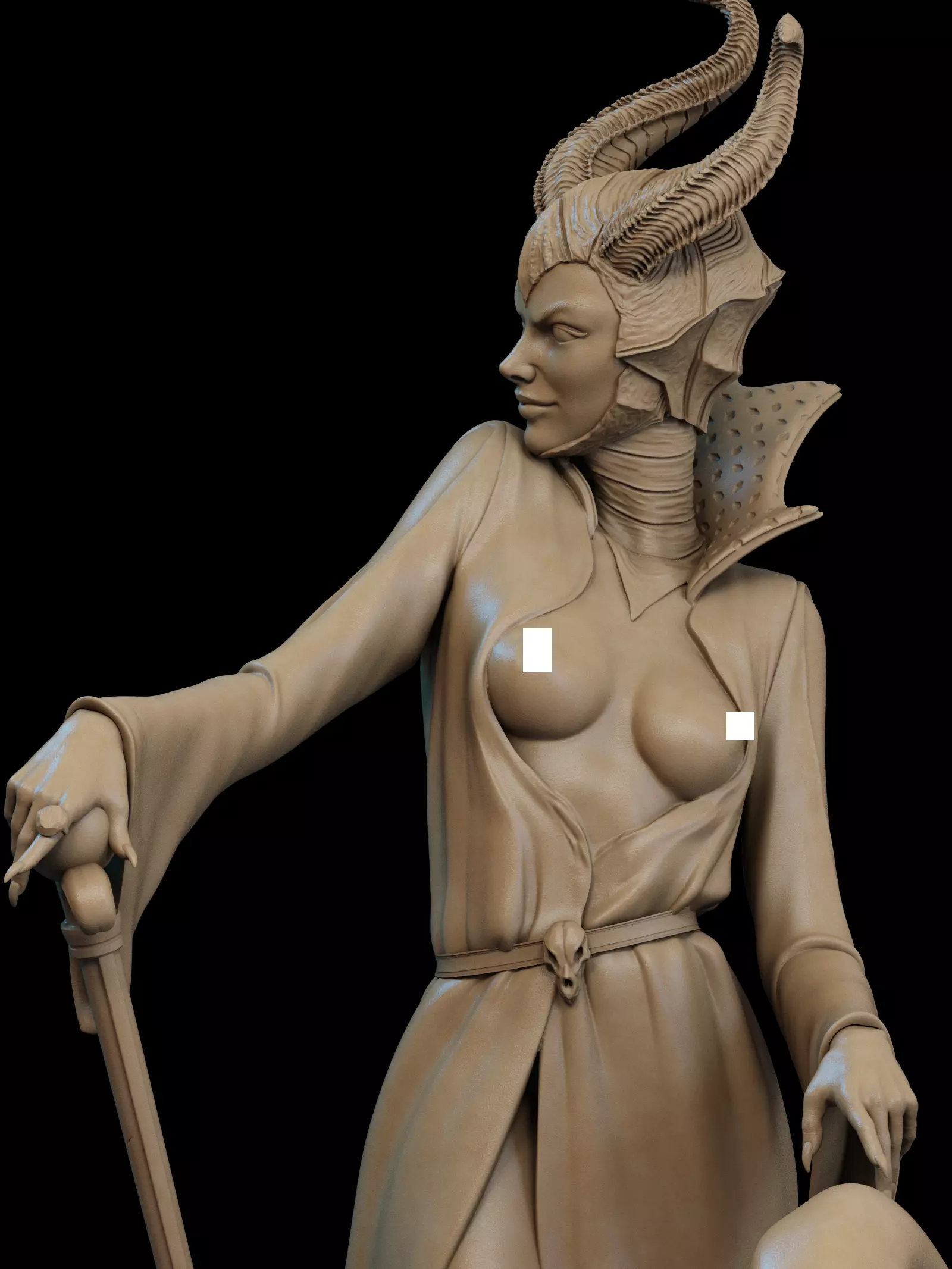 Maleficent NSFW 3D Print 3D print model