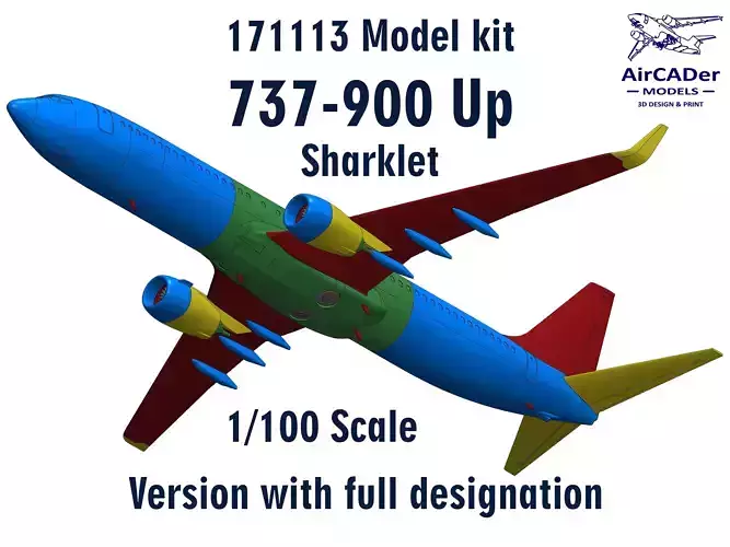 171113 Model kit Boeing 737-900 Sharklet Up