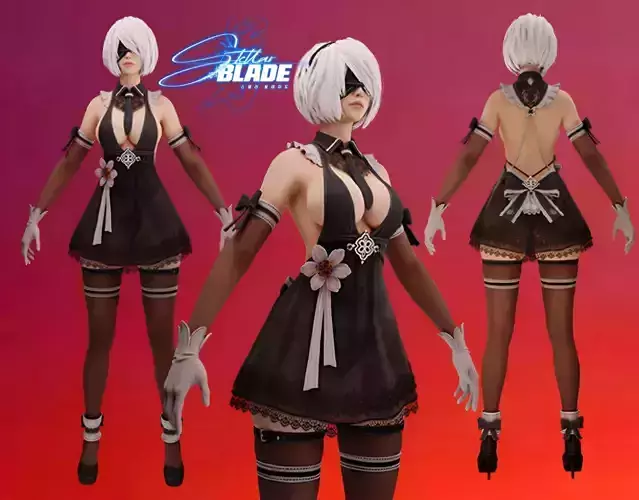 Eve YoRHa Unofficial Ceremonial Attiro Stellar Blade