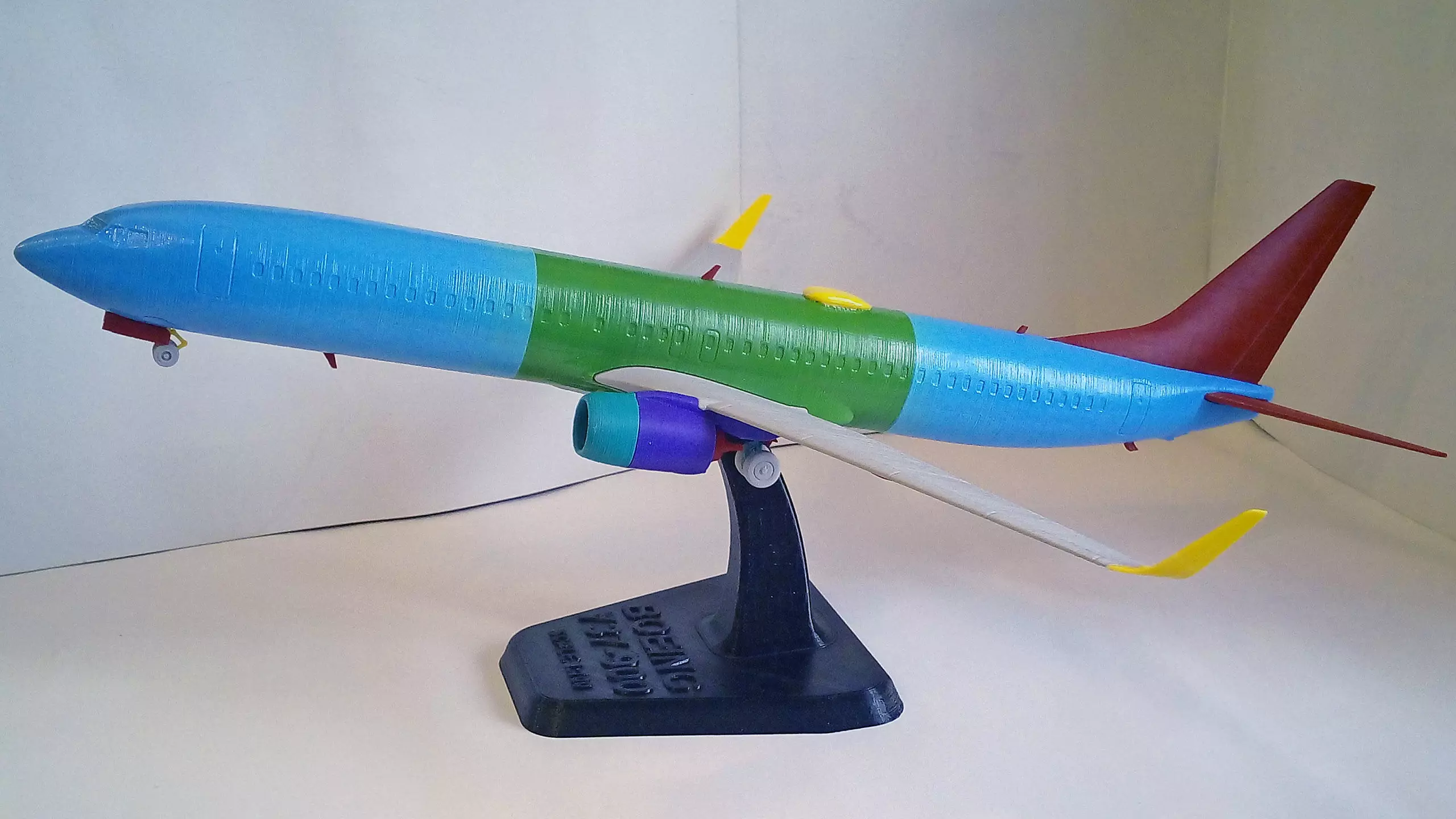 171213 Model kit Boeing 737-900 Sharklet Down 3D print model_13