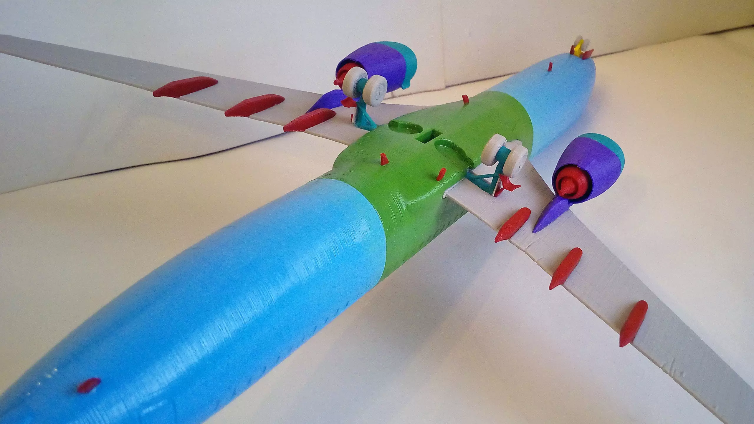 171213 Model kit Boeing 737-900 Sharklet Down 3D print model_11