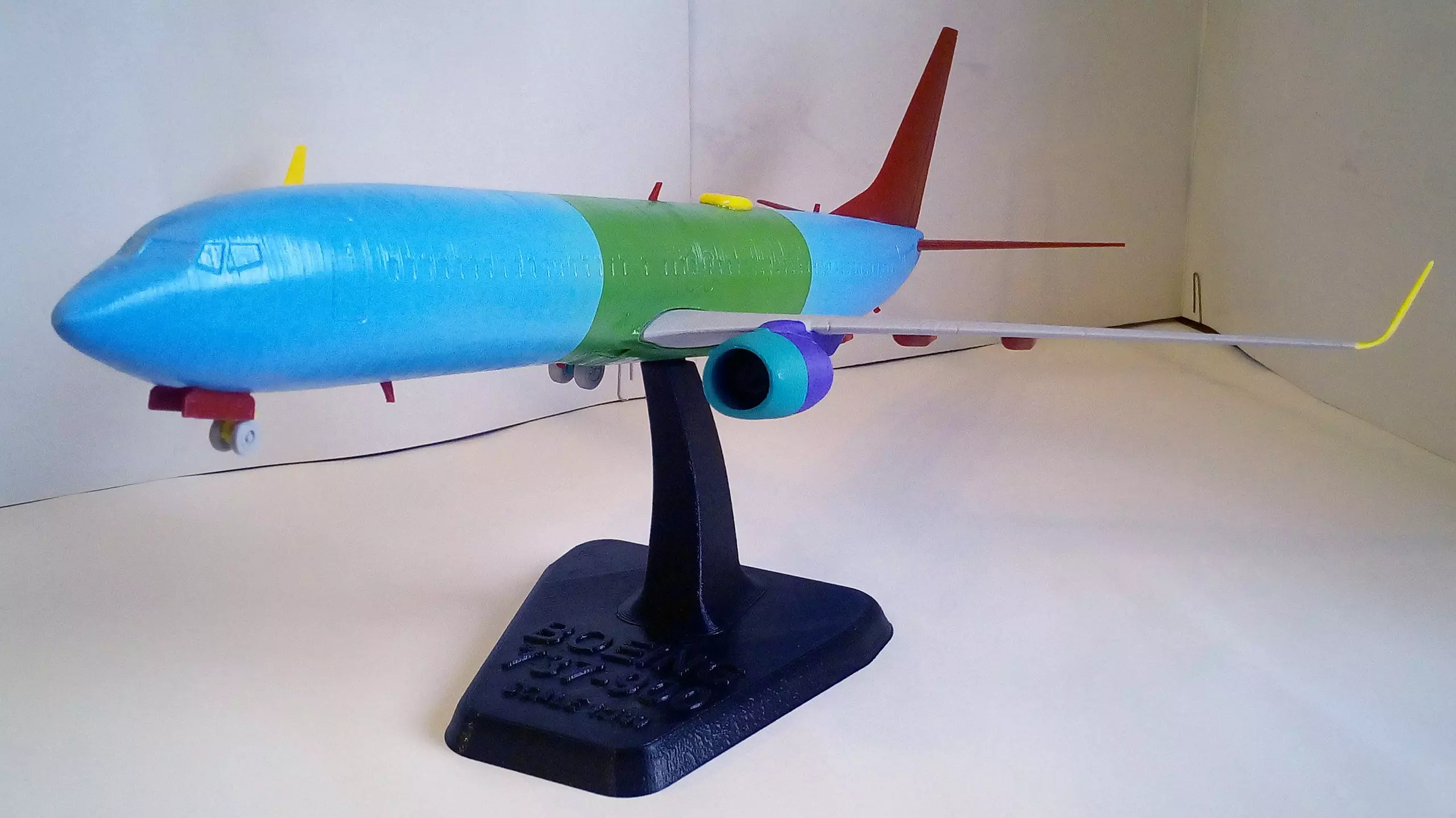 171213 Model kit Boeing 737-900 Sharklet Down 3D print model_17