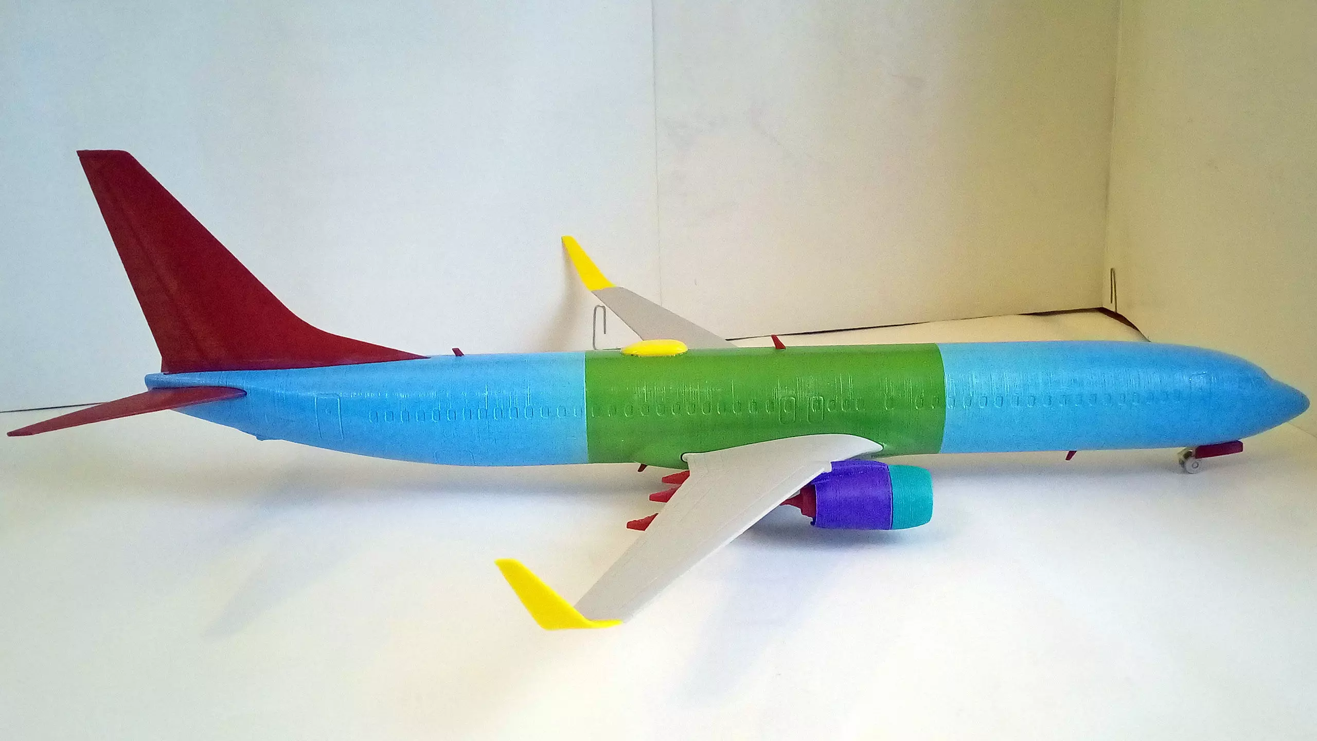 171213 Model kit Boeing 737-900 Sharklet Down 3D print model_7