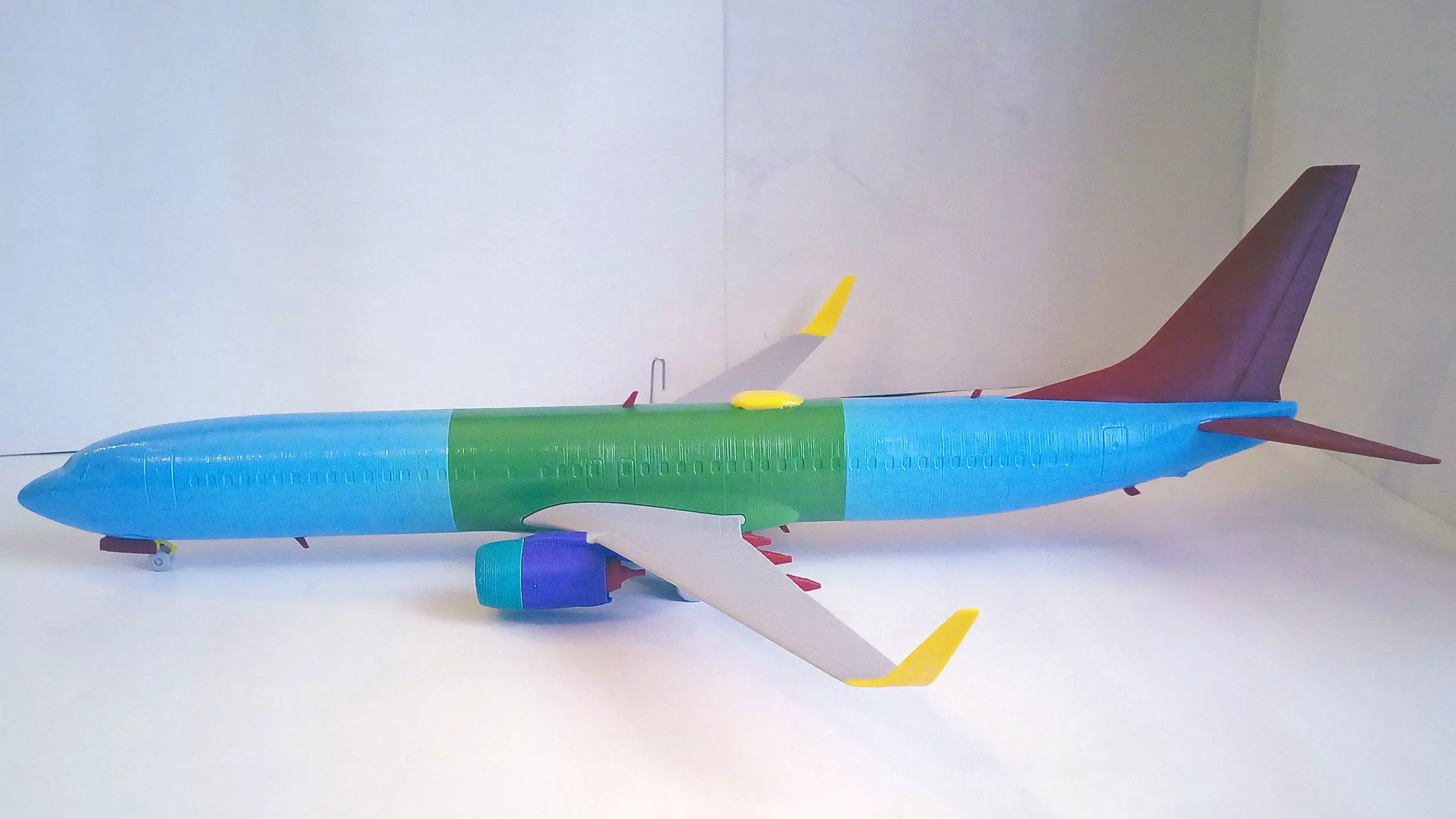 171213 Model kit Boeing 737-900 Sharklet Down 3D print model_2