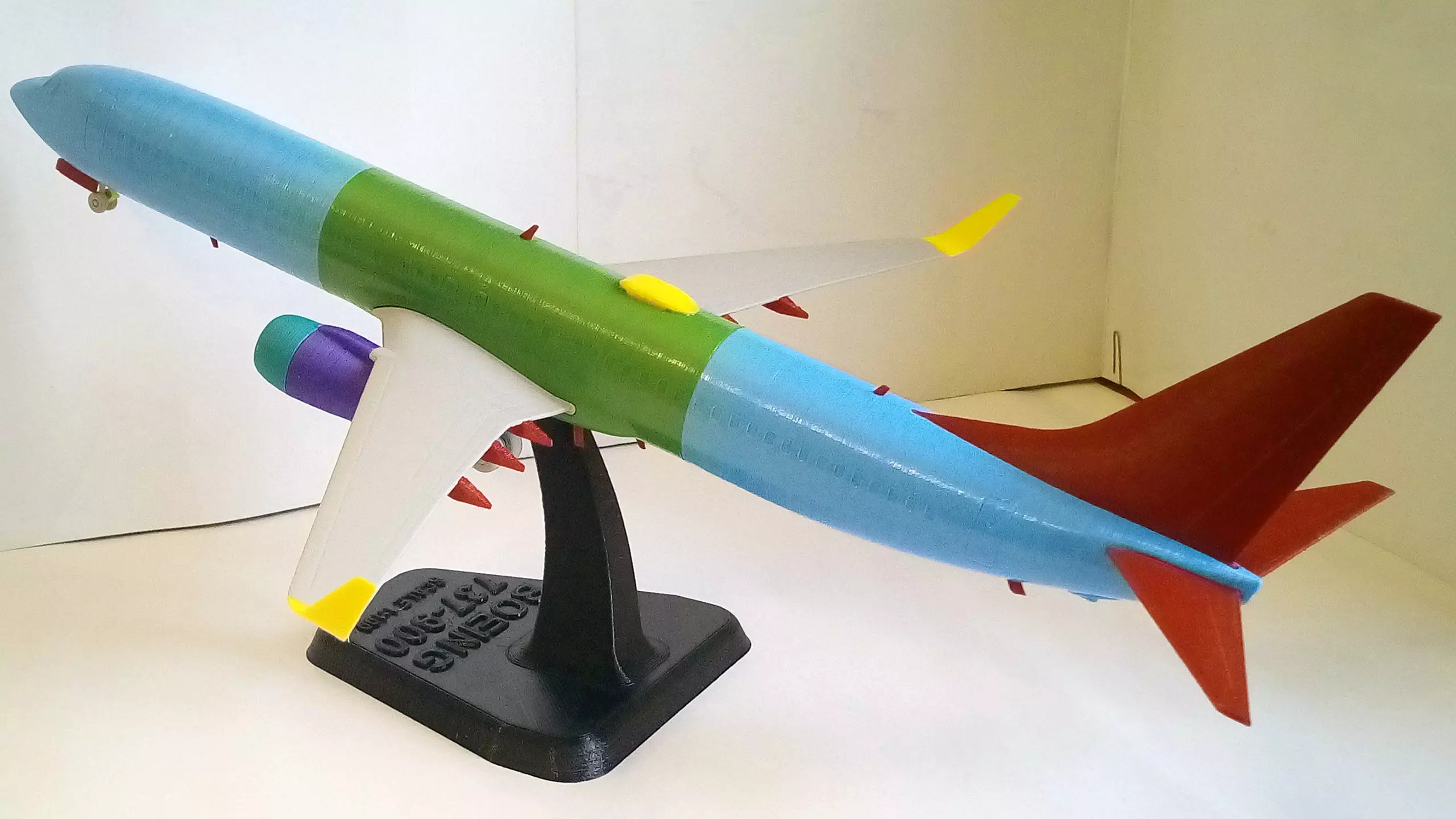 171213 Model kit Boeing 737-900 Sharklet Down 3D print model_14