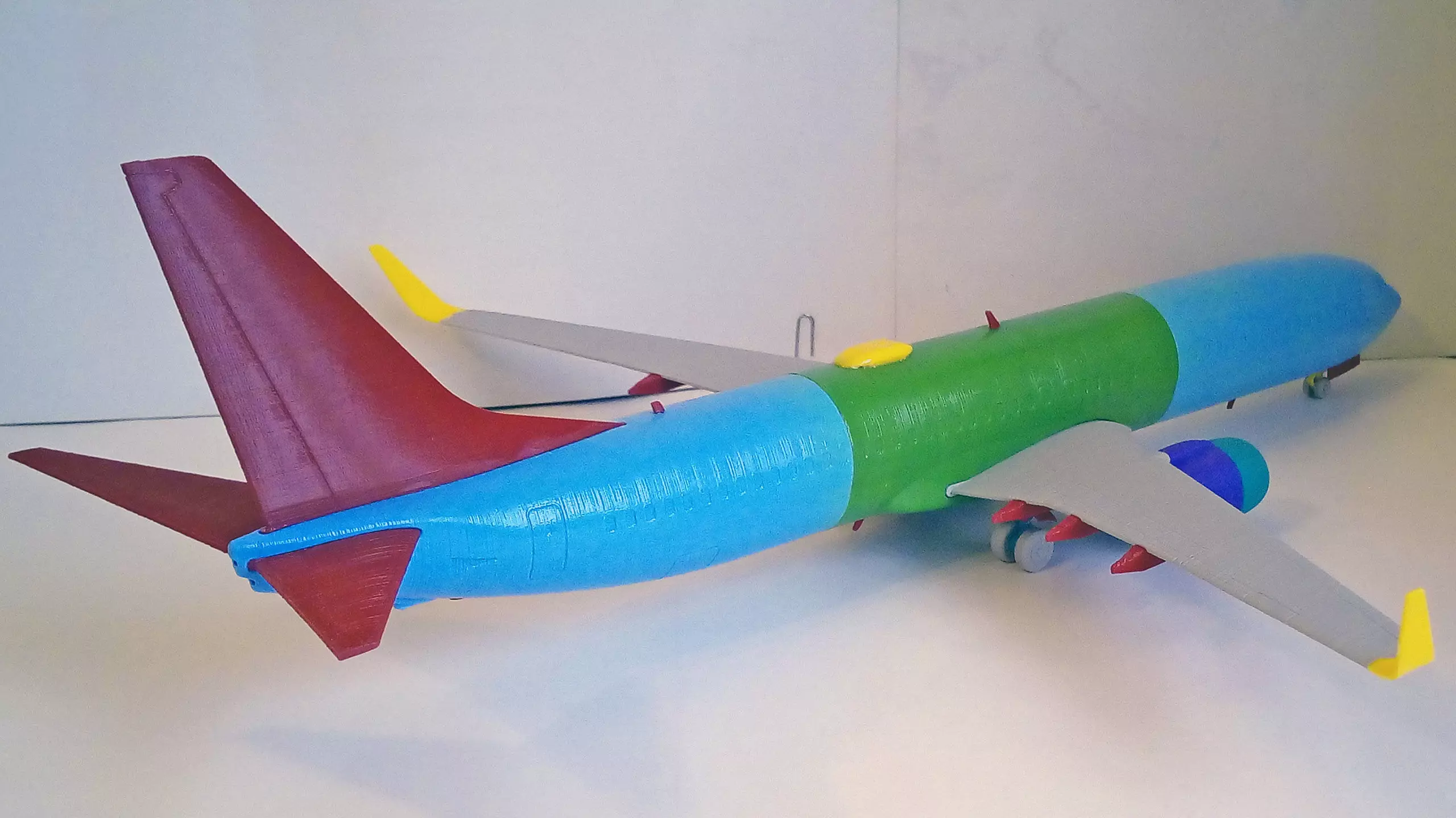 171213 Model kit Boeing 737-900 Sharklet Down 3D print model_6