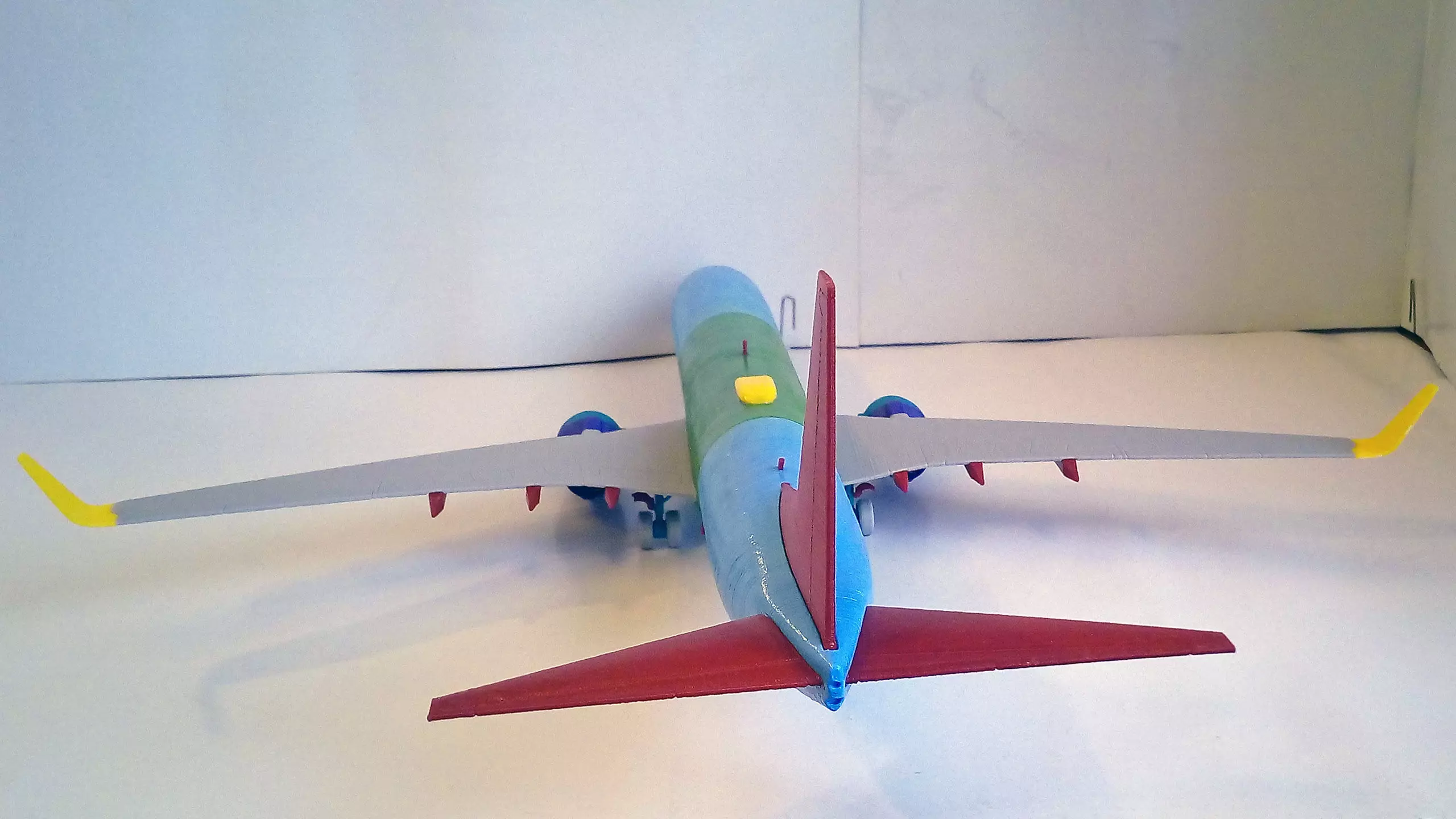 171213 Model kit Boeing 737-900 Sharklet Down 3D print model_4