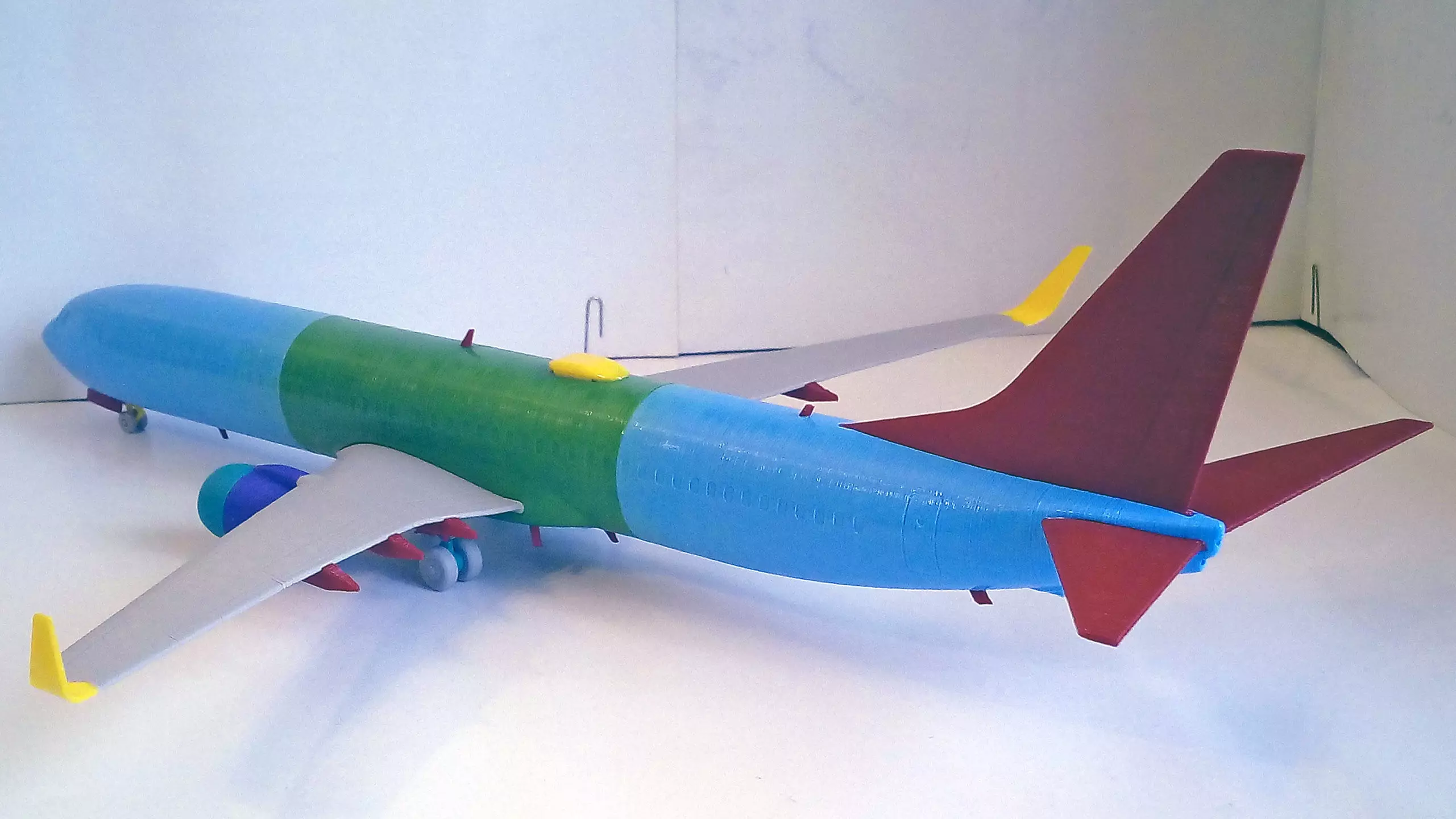171213 Model kit Boeing 737-900 Sharklet Down 3D print model_3