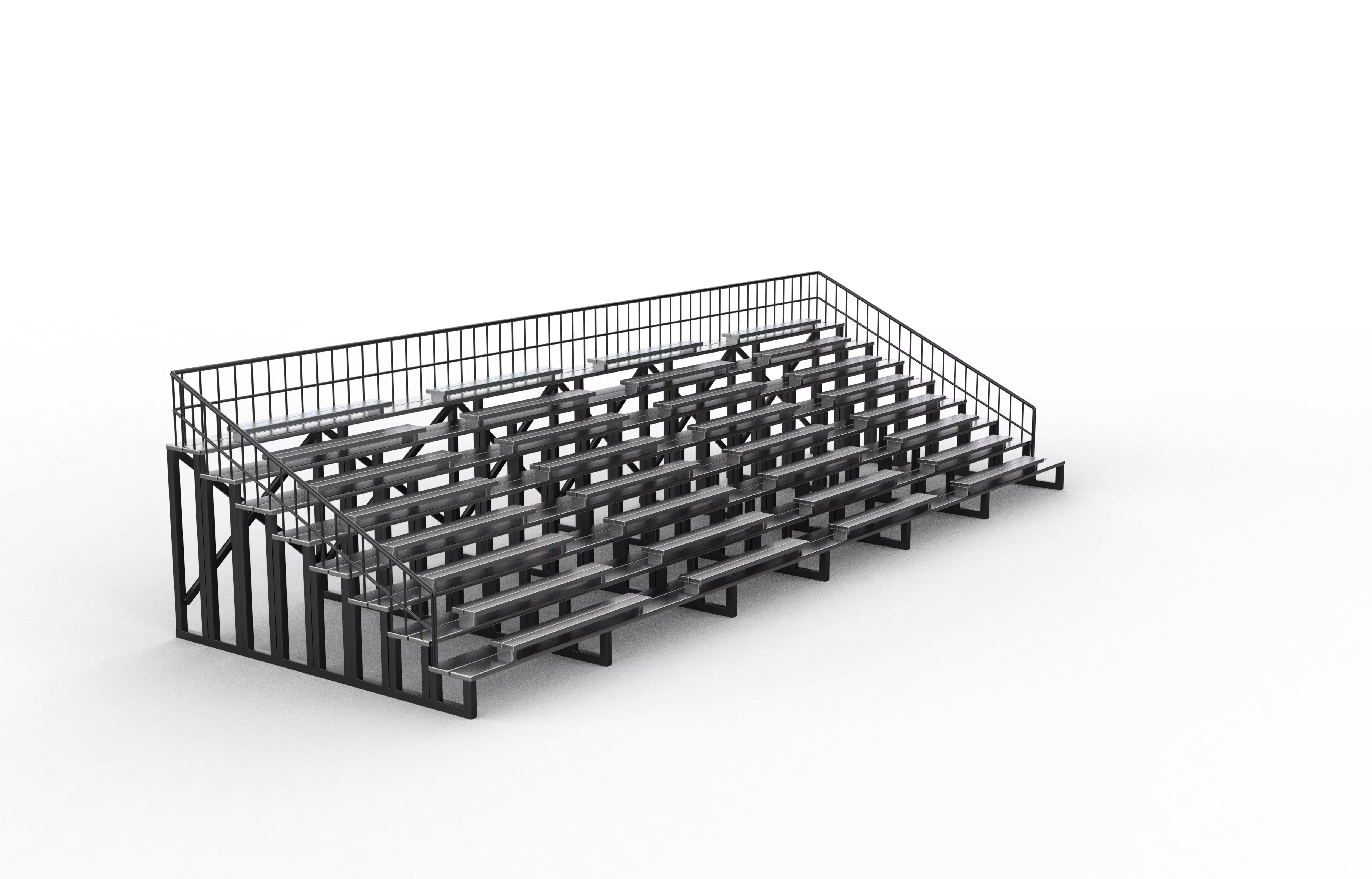 Grandstand chair  3D model_9