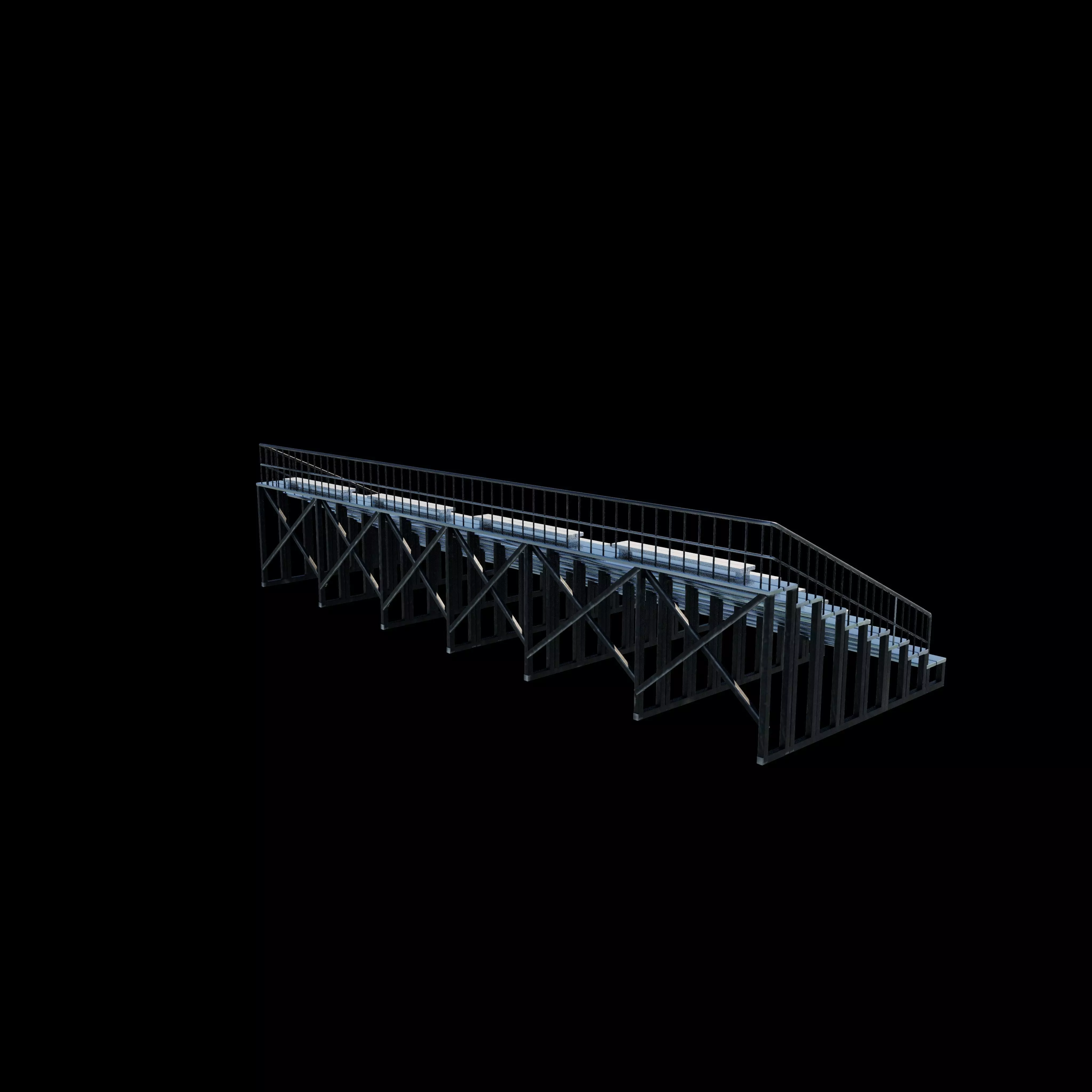 Grandstand chair  3D model_14