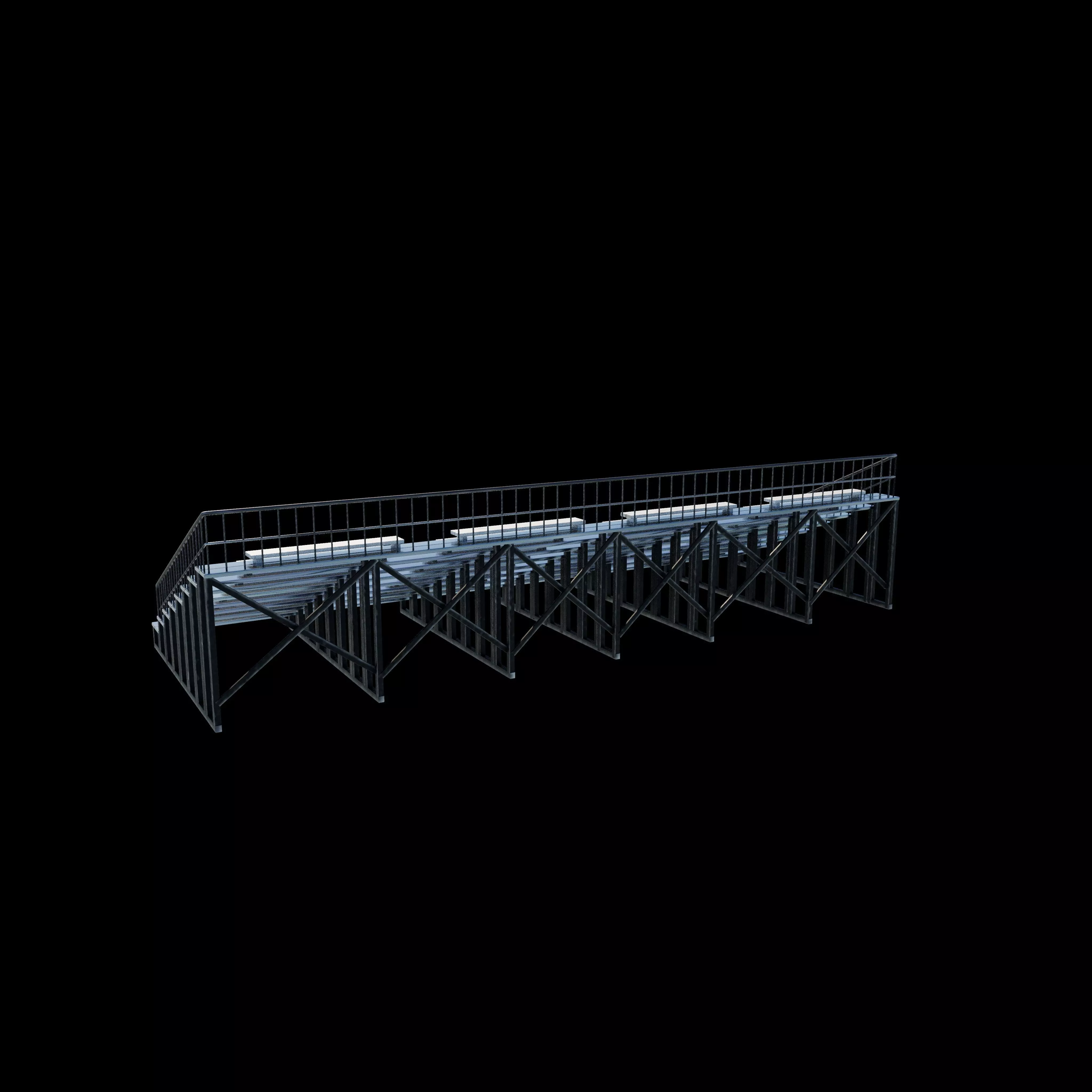 Grandstand chair  3D model_13