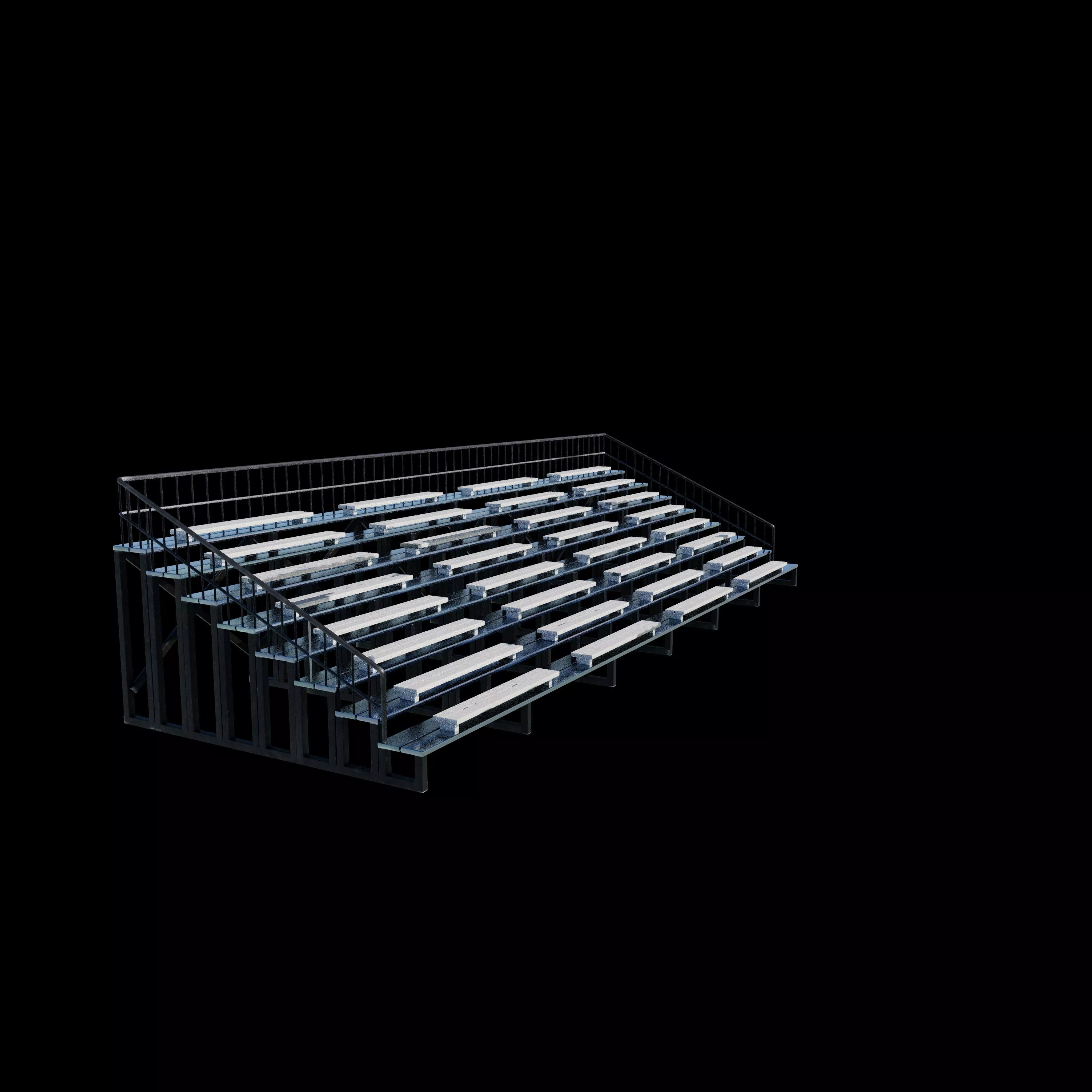 Grandstand chair  3D model_0