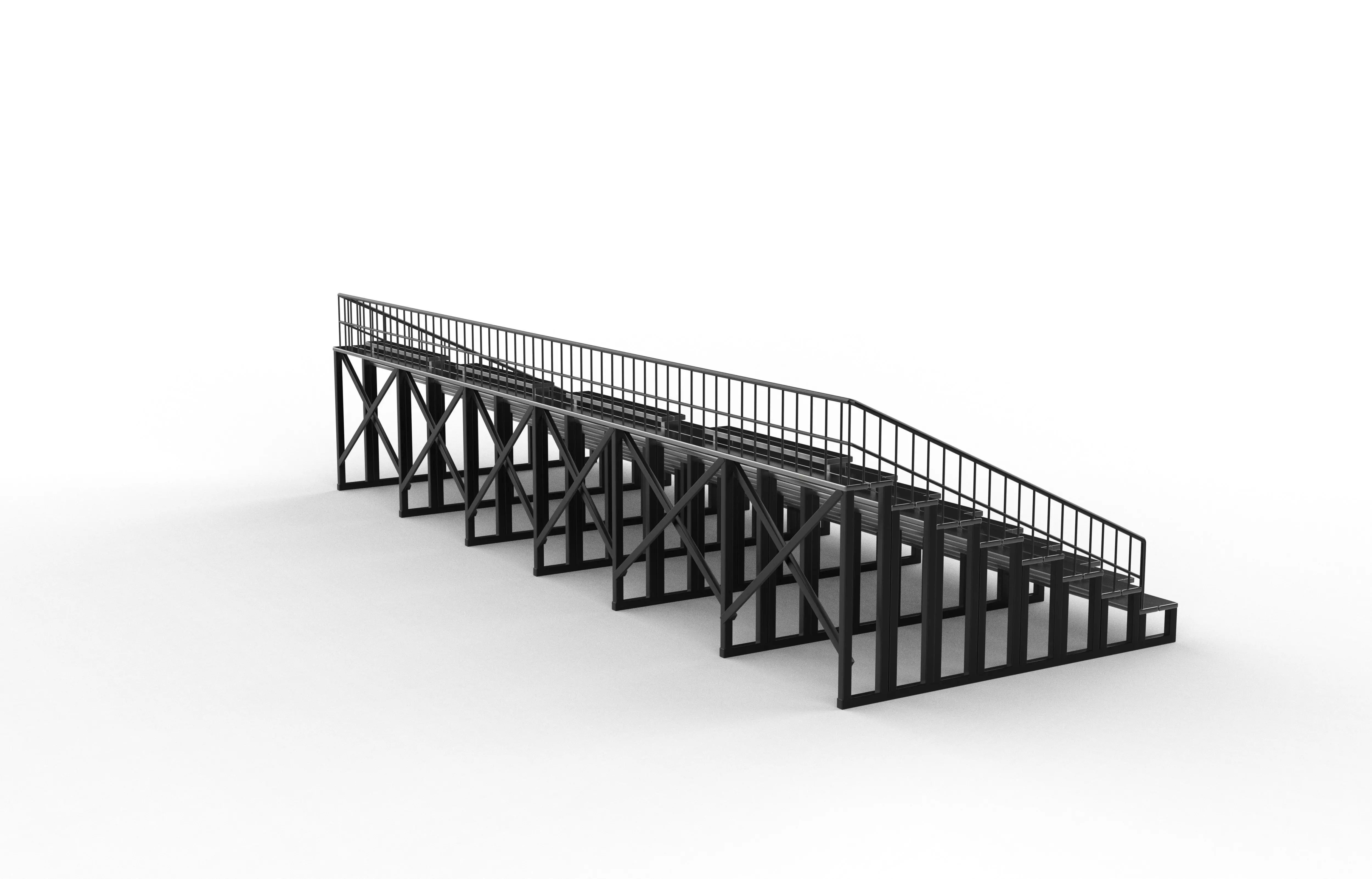 Grandstand chair  3D model_6