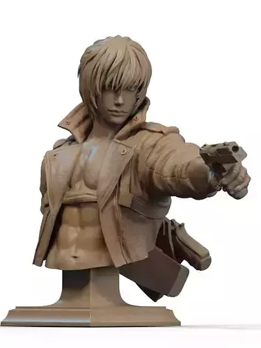 Dante Bust 3D Print 3D print model