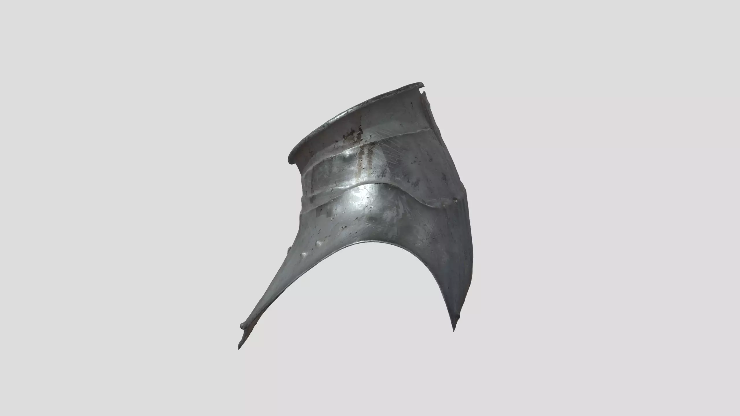 Ancient Round Shield 3D model_3