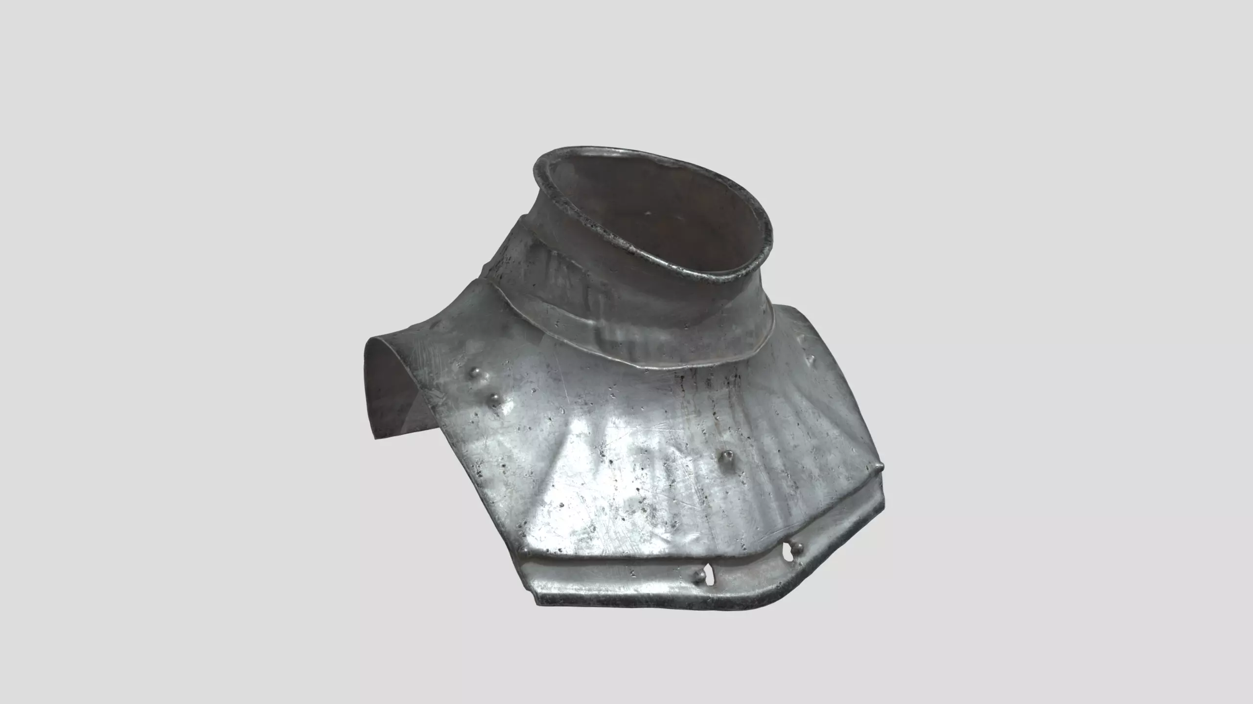 Ancient Round Shield 3D model_0