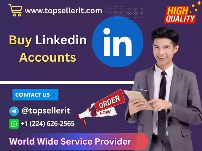 Buy Linkedin Accounts Low-poly 3D model