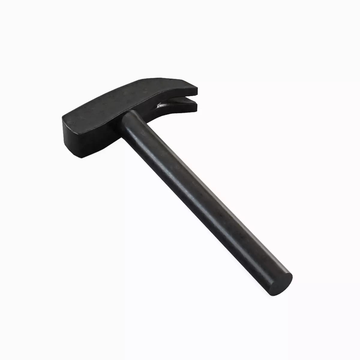 Iron Hammer 03 Low-poly 3D model_0