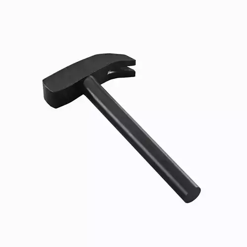 Iron Hammer 03 Low-poly 3D model