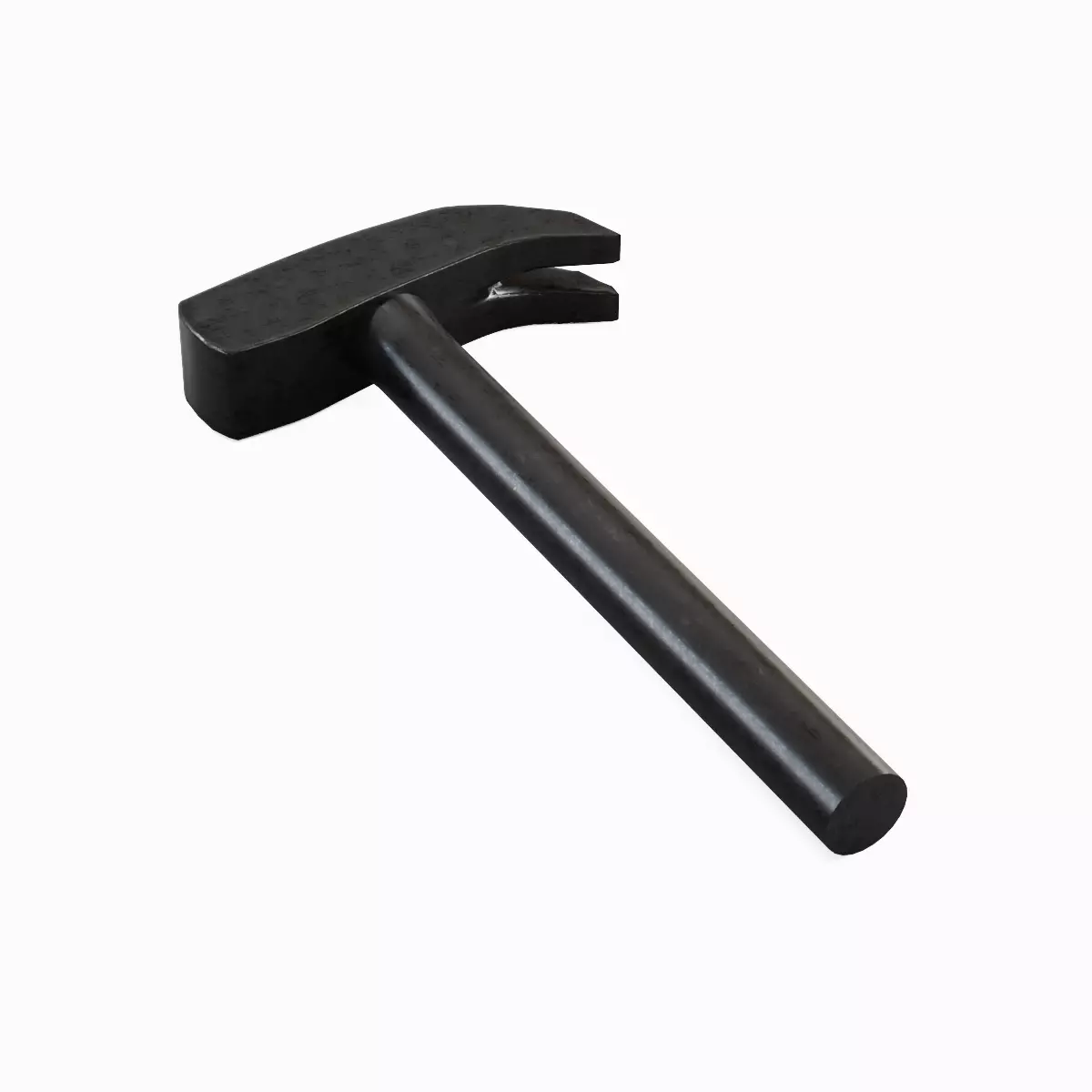 Iron Hammer 03 Low-poly 3D model_3