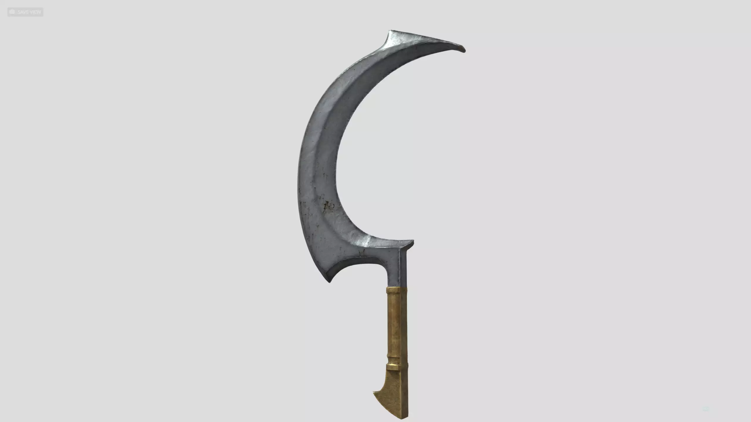 Iron Sickle 3D model_0