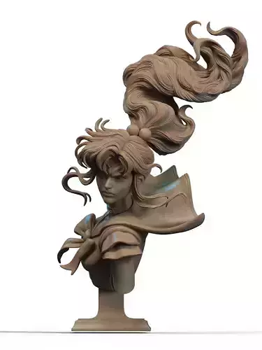 Makoto Kino Bust 3D Print