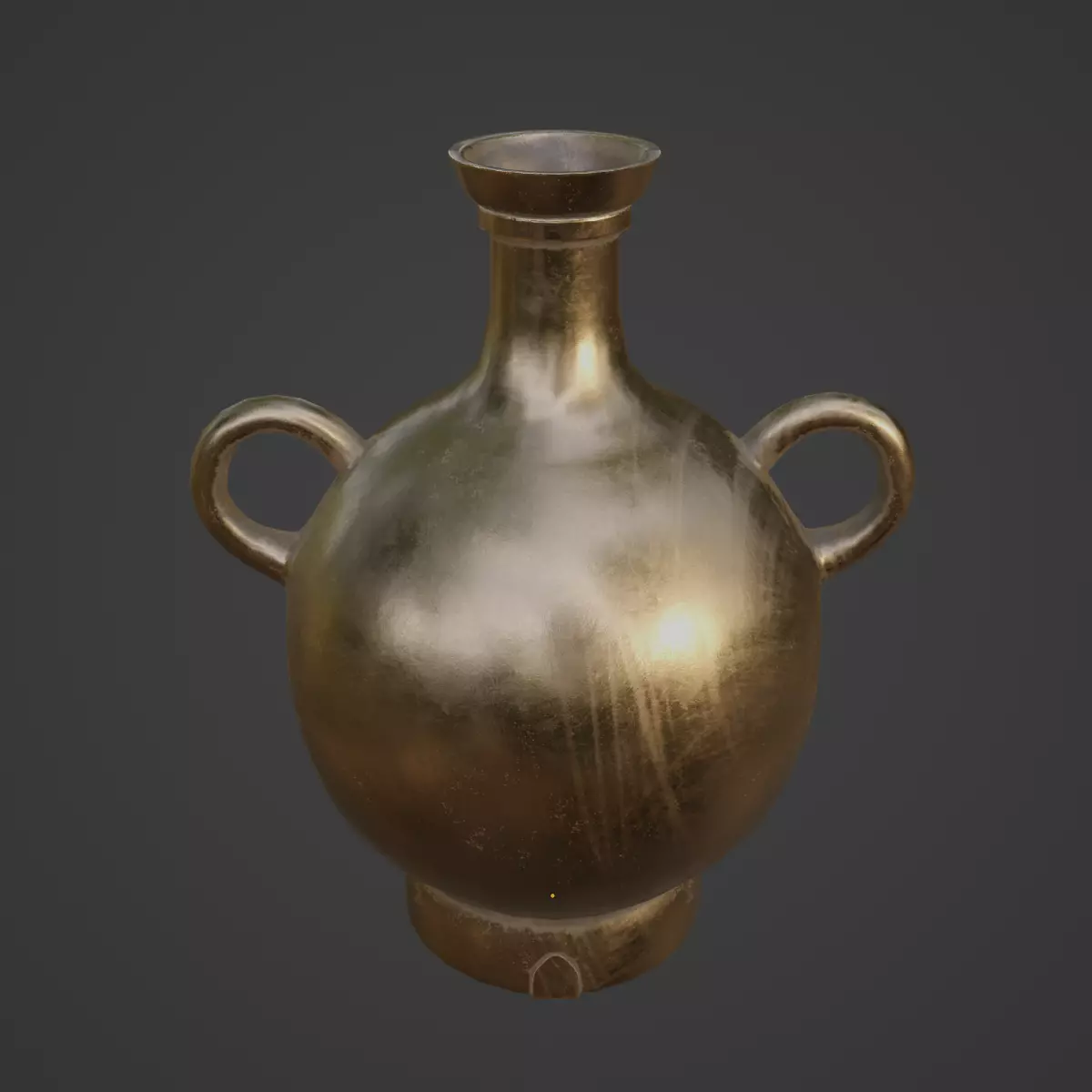 Medieval Decor Vase 03 Low-poly 3D model_6