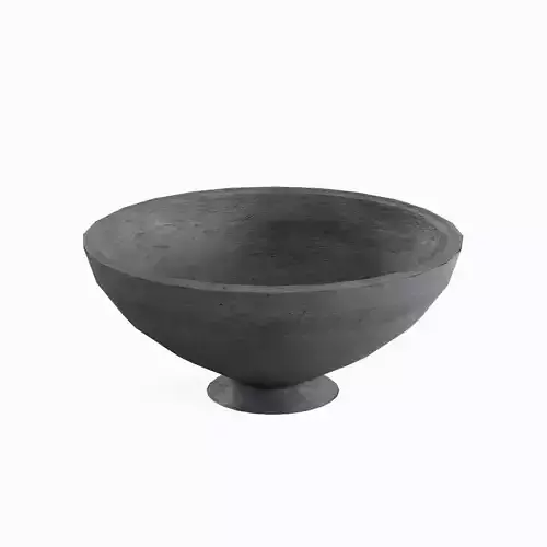 Medieval Tavern Bowl 03 Low-poly 3D model