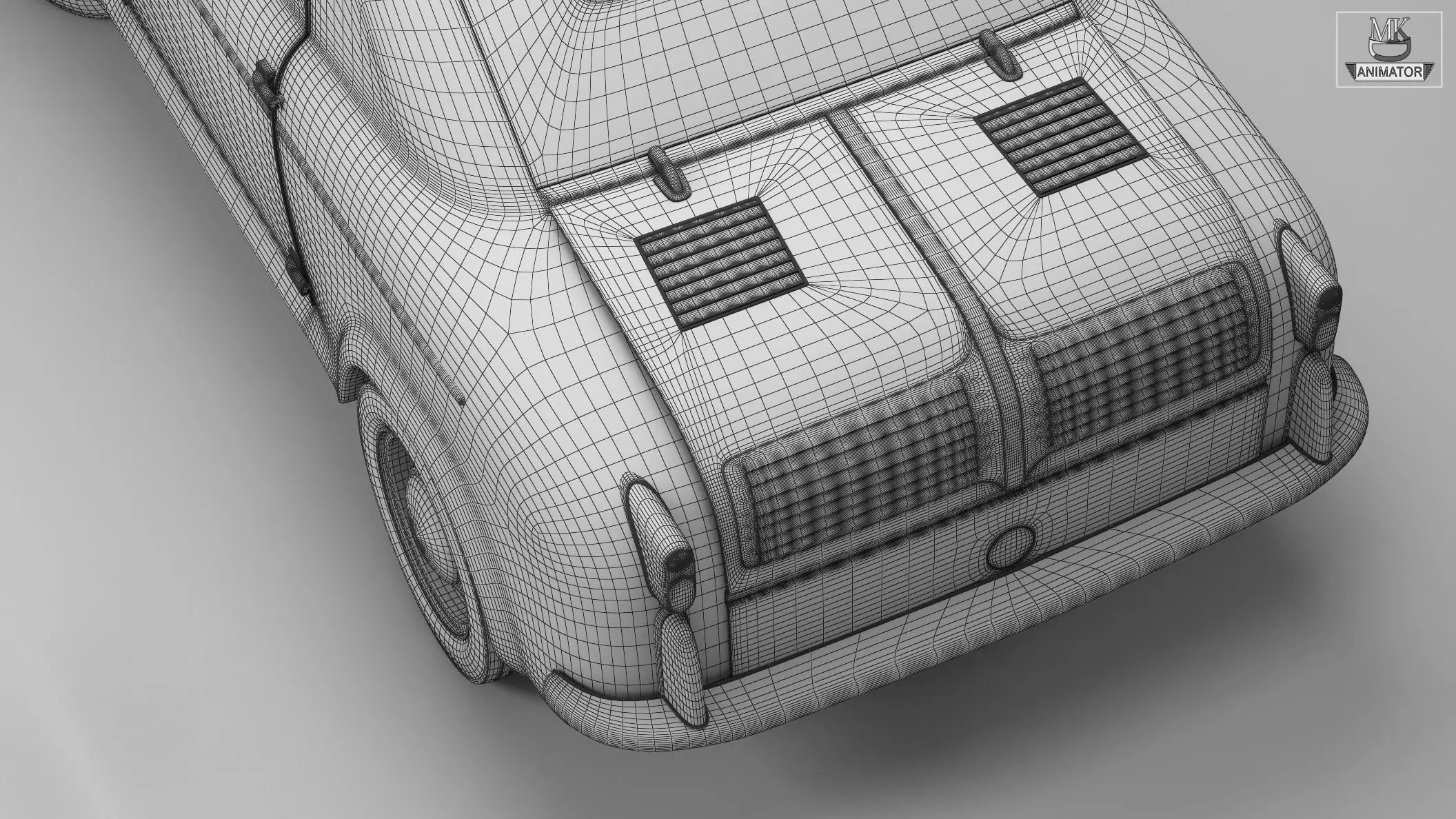 Vespa 400 1957 3d Car Model 3D model_22