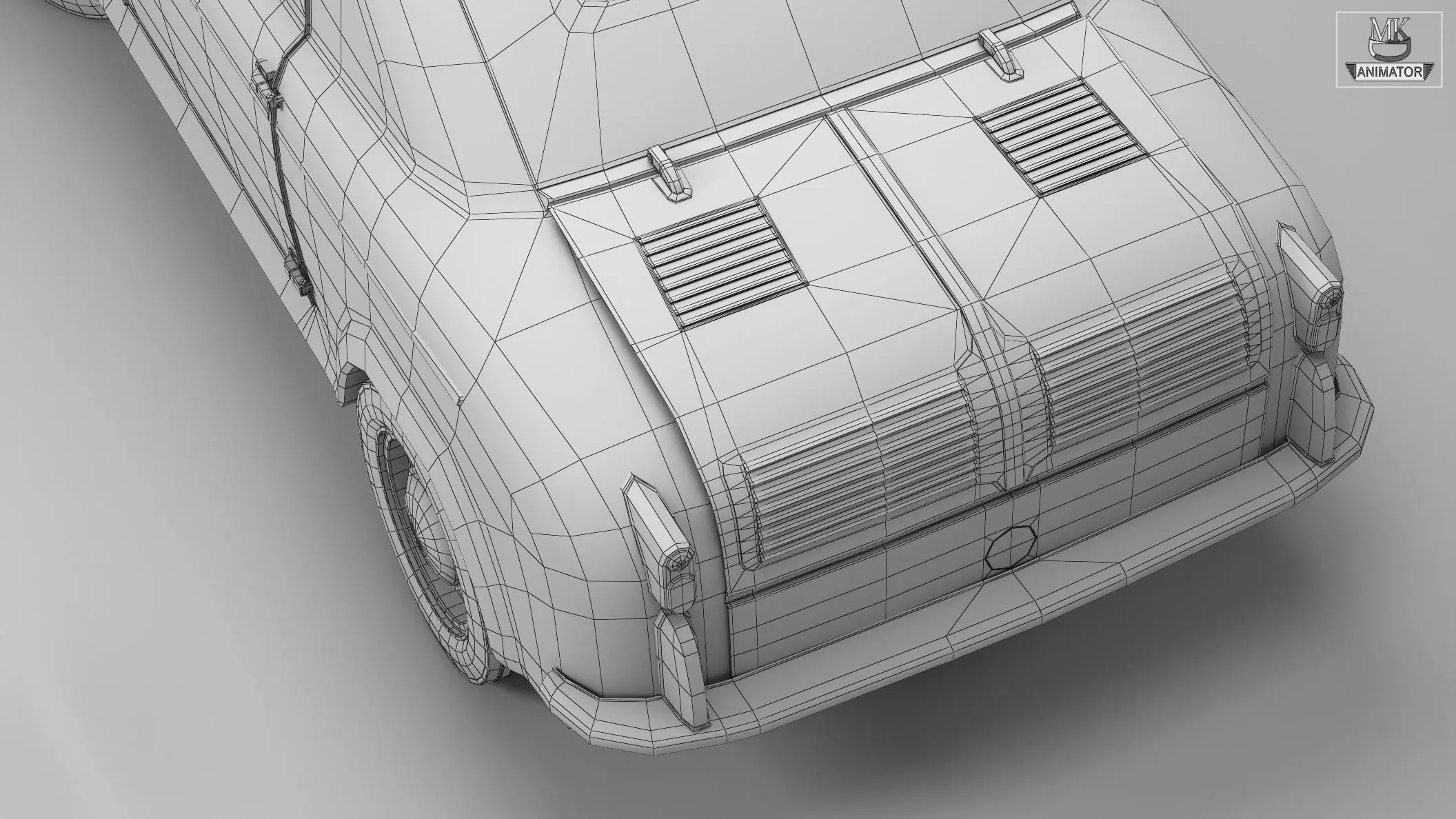 Vespa 400 1957 3d Car Model 3D model_23