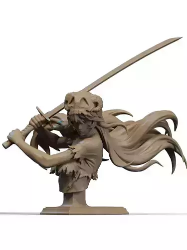 Nelliel Bust 3D Print