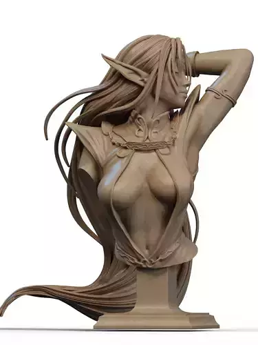 Pirotess Bust 3D Print