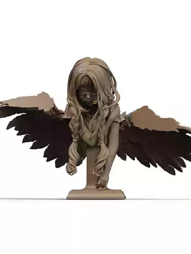 Seraphim Bust 3D Print 3D print model