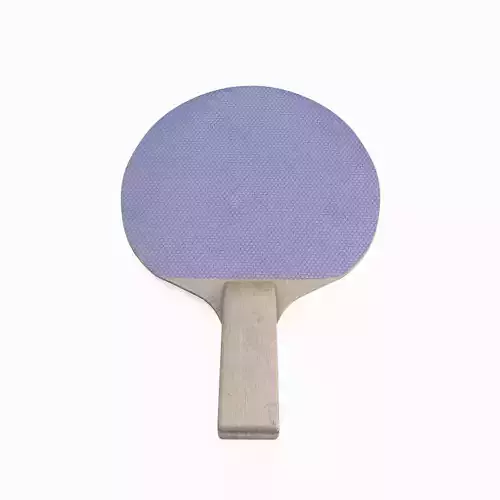 Table Tennis Racket 02 Low-poly 3D model