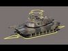 M1A2 Abrams Camo Rigged 3D model_2