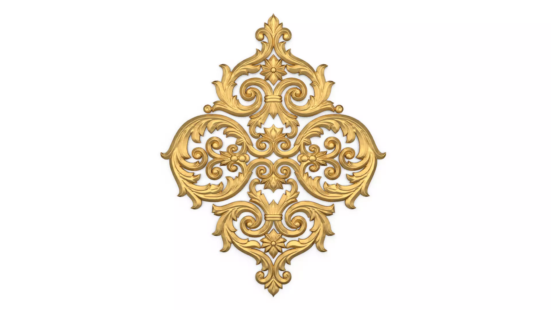 Decorative carved Ceiling Center - for CNC router 3D print 01 3D print model