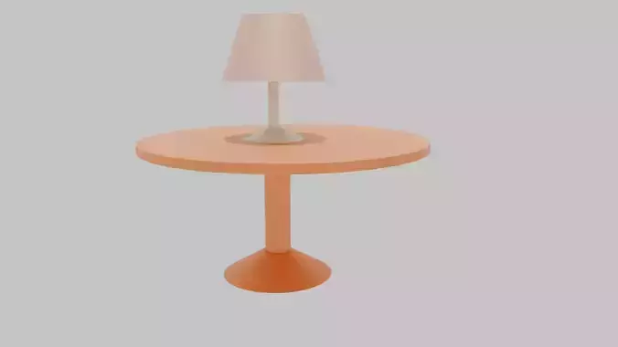 3d simple lamp Free low-poly 3D model
