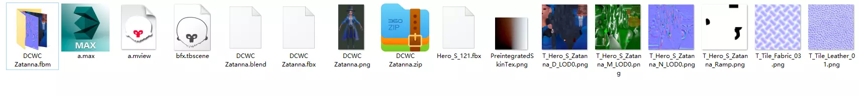  Zatanna Low-poly 3D model_26