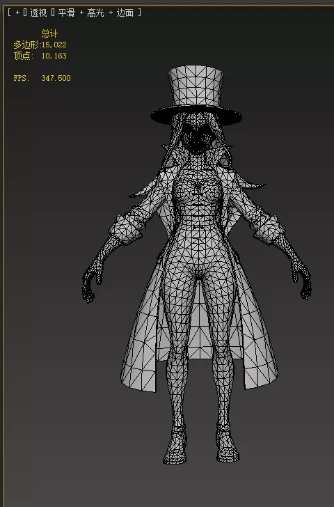  Zatanna Low-poly 3D model_15