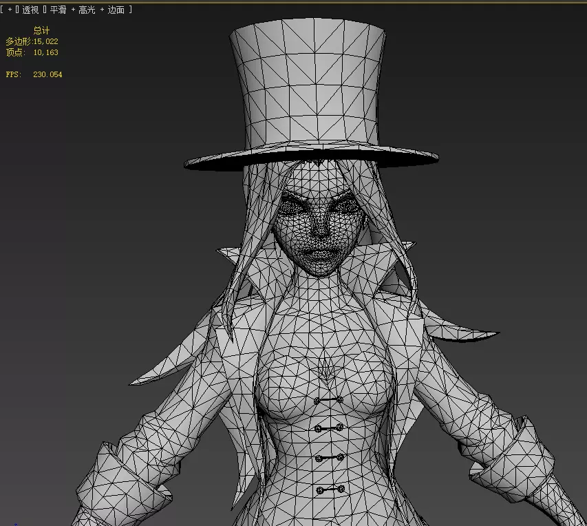  Zatanna Low-poly 3D model_17
