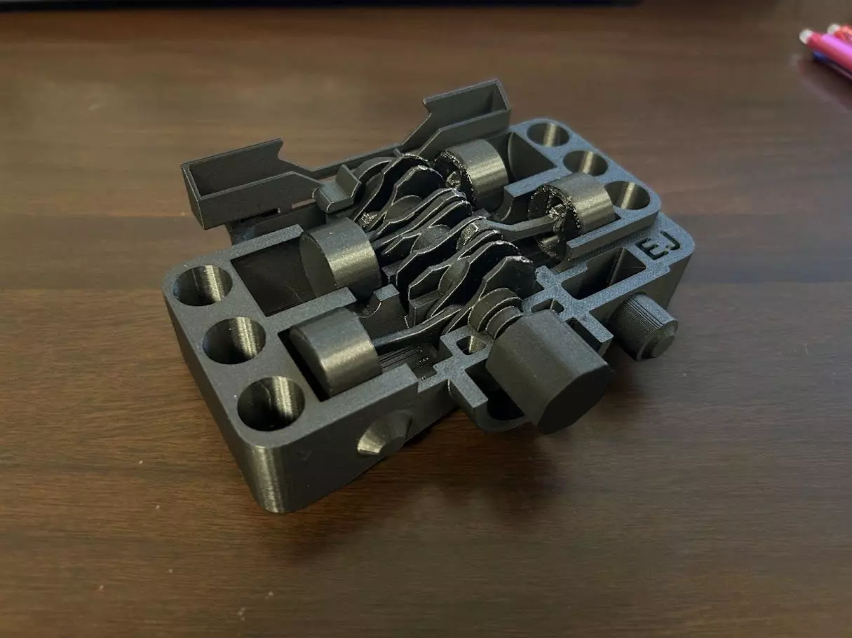 Desk Organizer Ver1 Inspired by SUBARU Impreza EJ20 Engine  3D print model_0