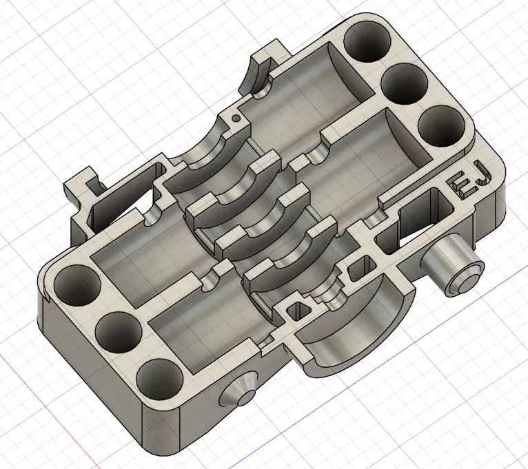 Desk Organizer Ver1 Inspired by SUBARU Impreza EJ20 Engine  3D print model_4