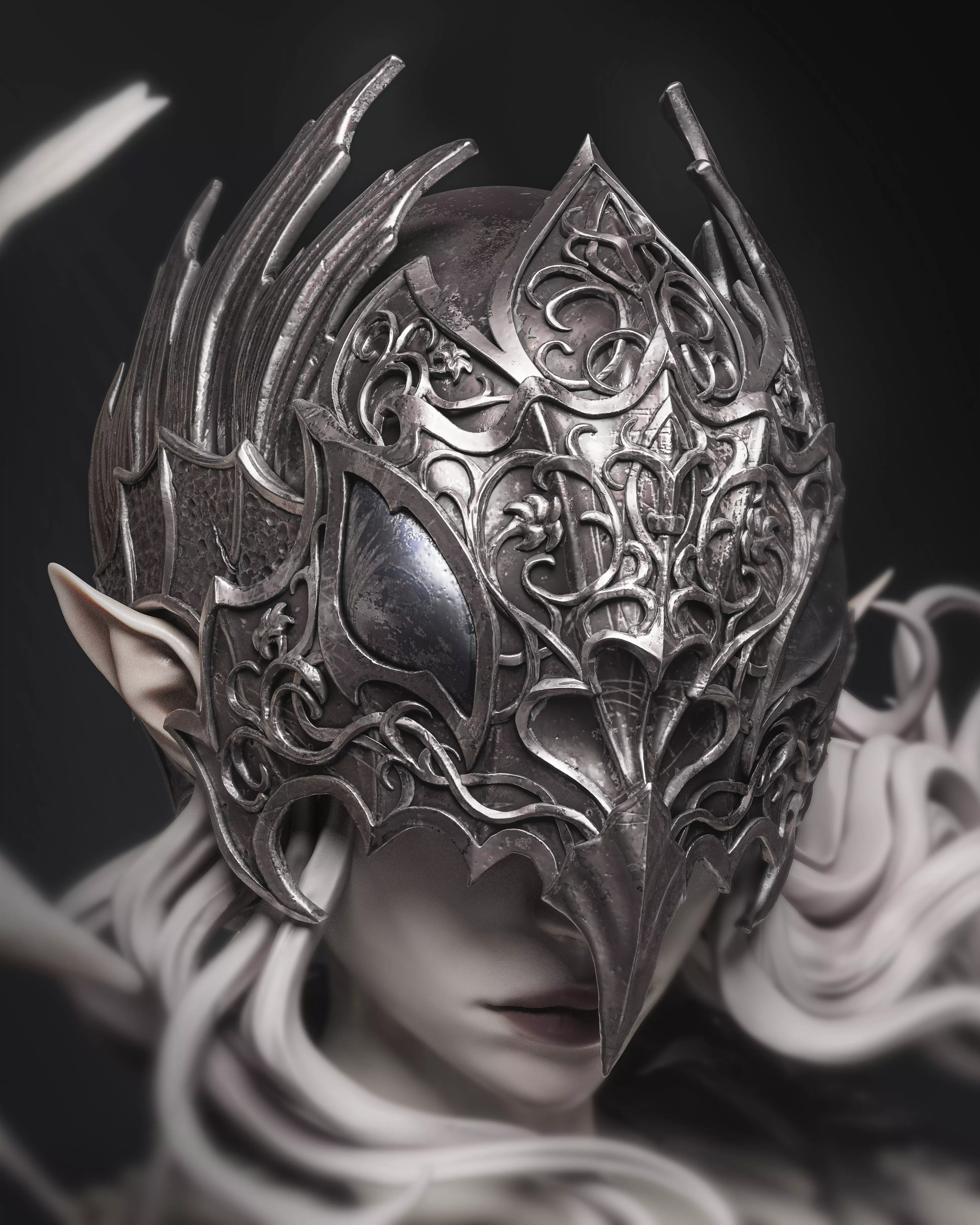 Lenora Queen of Crows 3D Print 3D print model_1