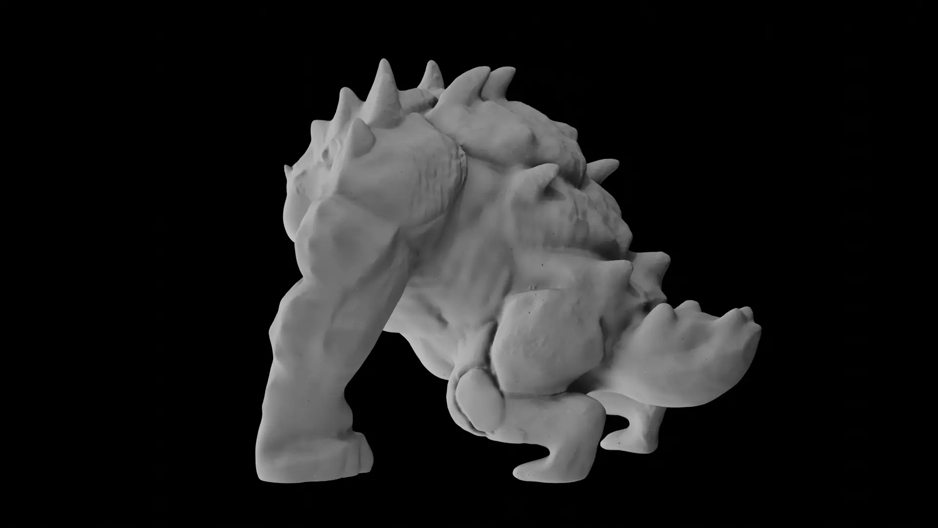 Chimera Critter - Thorn Brute 3D print model_4