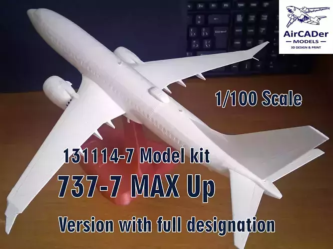 131114-7 Model kit Boeing 737-7 MAX Up