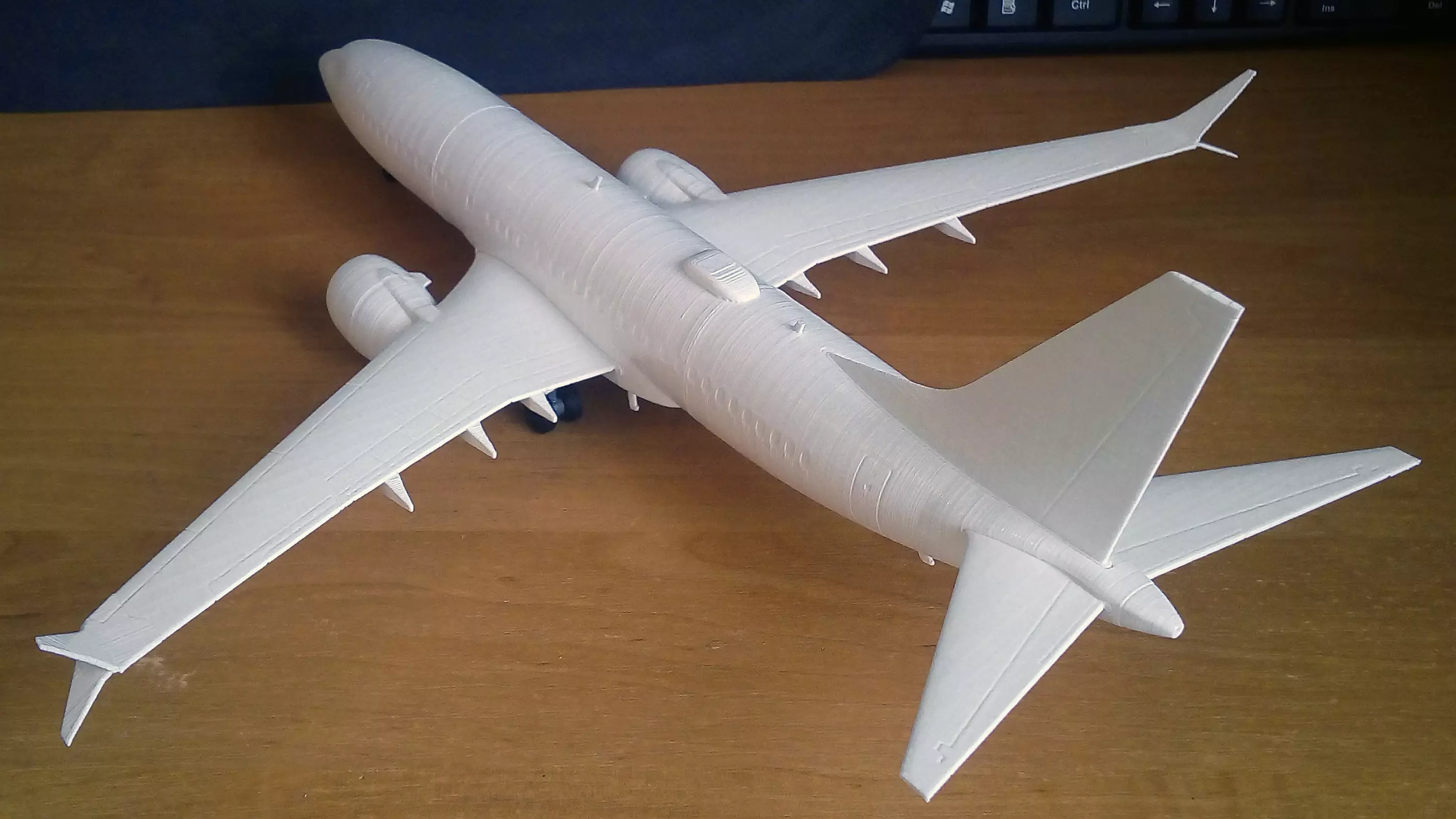 131214-7 Model kit Boeing 737-7 MAX Down 3D print model_8