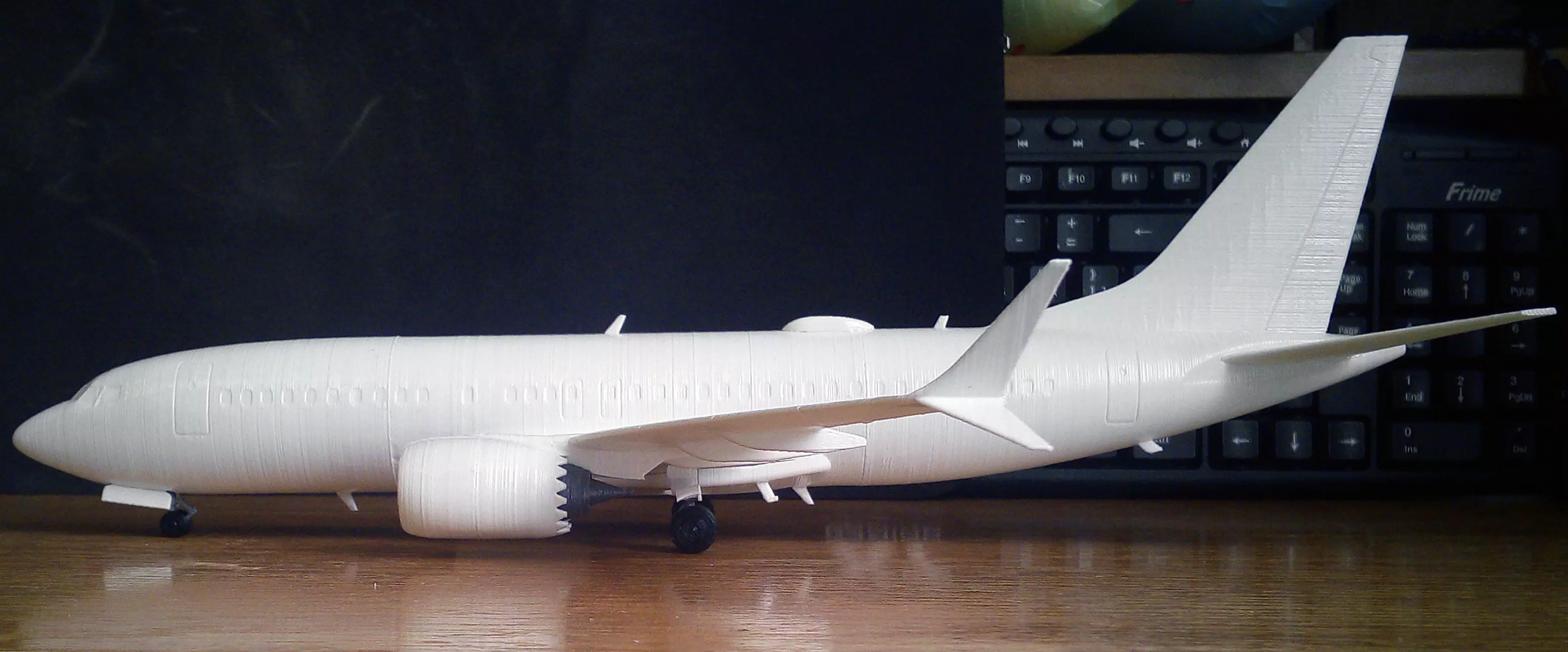 131214-7 Model kit Boeing 737-7 MAX Down 3D print model_2