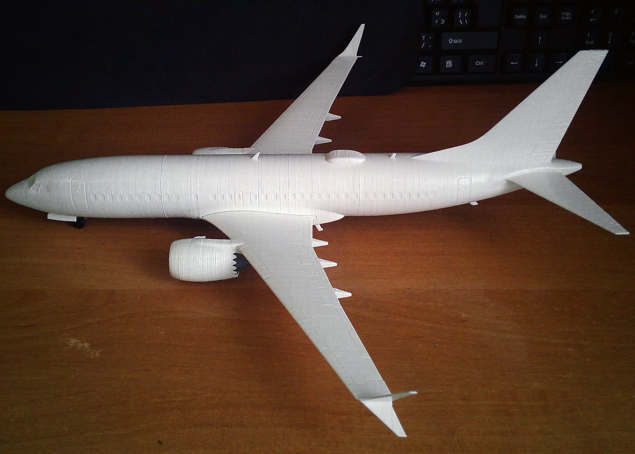 131214-7 Model kit Boeing 737-7 MAX Down 3D print model_7